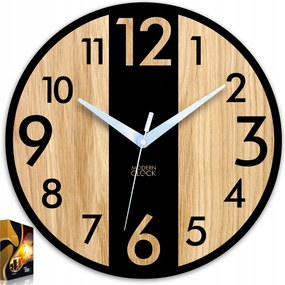 Lincoln tölgyfa falióra 33 cm csendes, nappali óra