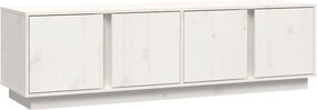 vidaXL fehér tömör fenyőfa TV-szekrény 140 x 40 x 40 cm