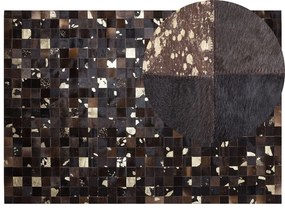 Barna bőrszőnyeg 160 x 230 cm BANDIRMA Beliani
