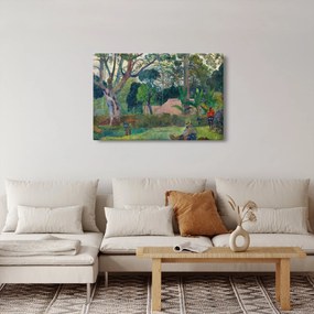 Kép - Paul Gauguin, Te raau rahi (The Big Tree), reprodukciók (90x60 cm)