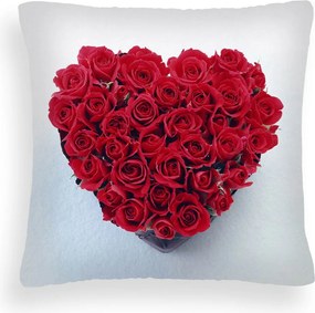 Valentin Napi Párna LOVE-09 Rózsa Szív 50X50