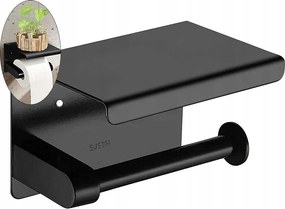 Rozsdamentes acél WC-papír tartó fúrás nélkül