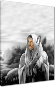 Vászonkép 60x80 A jó pásztor A juhász