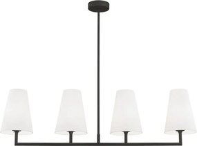 ARGON 1831 SAFIANO Modern Csillár Fehér, Fekete E27 IP20