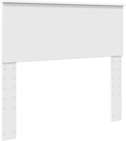 vidaXL Fejtámla Fényes Fehér 100 cm Faanyag