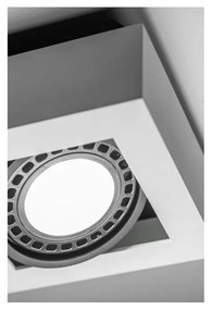 Fehér mennyezeti lámpa fém búrával 34x18,5 cm Loid – GTV