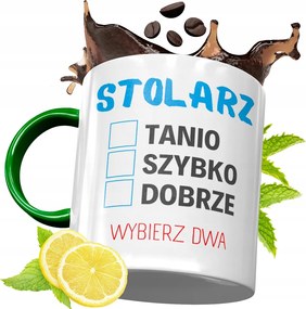 Zöld Bögre Asztalosnak Születésnapra Ajándék fényképes nyomtatással