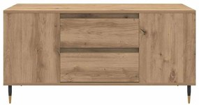 Dohányzóasztal kézműves tölgy 102 x 44.5 x 50 cm Faanyag