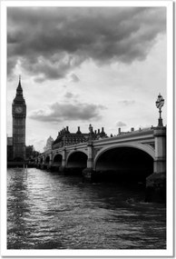 Poszterek keretben 40x60 Big Ben híd Anglia