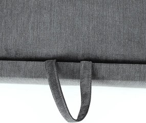 Kinyitható ülőgarnitúra, szürke szövet, jobbos, SANTIAGO