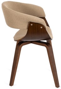 Elegáns Étkezőszék Bézs/Dió Színben. GARY 2