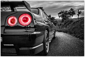 Poszterek 120x80 Nissan Skyline Sport Cars