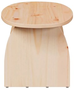 Dohányzóasztal Természetes 80 x 40 x 35 cm Tömör fenyőfa