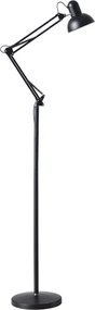 Brilagi - Flexibilis állólámpa TASKER 1xE27/60W/230V 184 cm fekete