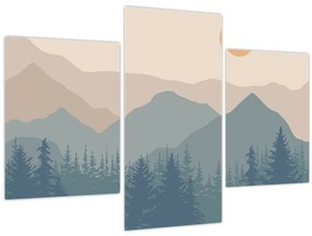 Kép - Türkiz hegység N⁰1 (90x60 cm)