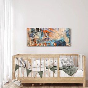 Kép - lovaglásra született (120x50 cm)