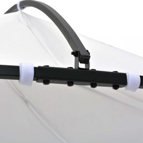 vidaXL fehér kerek pavilon 300 x 290 cm