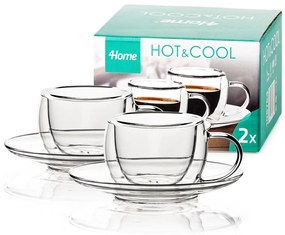 4Home Style Hot&Cool thermo espresso csésze 80 ml, 2 db