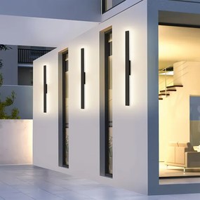 Brilagi - LUNA kültéri LED fali lámpatest LED/24W/230V 3000K IP65 fekete