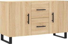 vidaXL sonoma tölgy színű szerelt fa tálalószekrény 100 x 36 x 60 cm