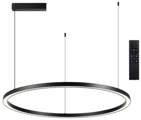 Brilagi - dimmelhető LED kábeles függeszték PORTOFINO LED/60W/230V átm. 80 cm fekete +távirányító