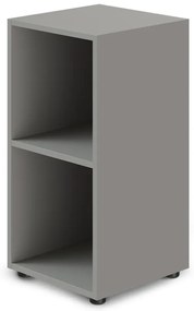 TopOffice Premium alacsony szekrény 39,9 x 40,4 x 80 cm, szürke