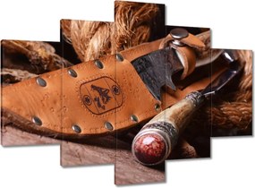 Festmények 150x105 Kés fa háttérrel