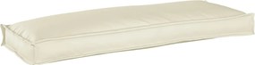 vidaXL Párna Krém 110 x 40 x 8 cm Oxford Szövet