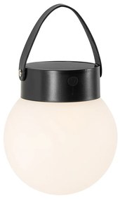 KĂŒltĂ©ri lĂłgĂłlĂĄmpa fekete, beĂ©pĂtett LED-del, 3 fokozatban szabĂĄlyozhatĂł napenergia - Cornelia