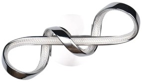 Ezüstszínű LED fali lámpa Padua – Trio