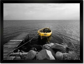 Poszterek keretben 40x30 Halászcsónak a Balti-tengeren
