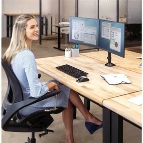 Monitortartó kar, két monitorhoz, FELLOWES, Reflex Series&amp;#8482; (IFW85026)