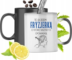 Mágikus Bögre Fodrásznak Színváltós, fényképes nyomattal