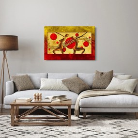 Absztrakt kép két nővel (90x60 cm)