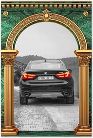 Poszter 60x90 Bmw fekete X6