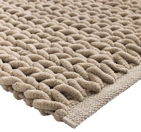 Világosbarna fürdőszobai kilépő 50x80 cm Ariel – douceur d'intérieur