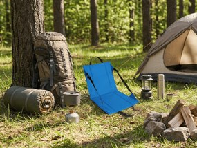 Összecsukható turista szék VENTO 38 cm, kék