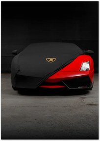 Poszterek 50x70 Piros szuperautó