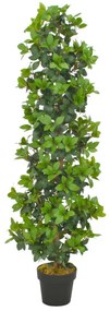 zöld, cserepes műbabérfa 150 cm