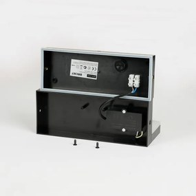 Brilagi-LED kültéri fali lámpatest érzékelővel TESSI LED/10W/230V fekete IP54