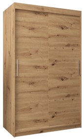 Ruhásszekrény 120 cm Toki (artisan tölgy + artisan tölgy). 1064813