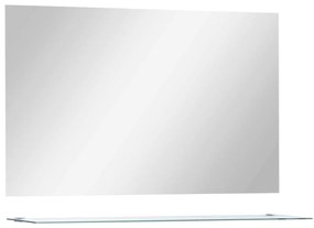 edzett üveg falitükör polccal 100 x 60 cm