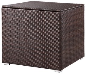 Casaria® Tárolódoboz 75x75x70 cm - barna