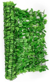 Fency Bright Ivy, világoszöld, borostyán, kerítés, védelmet nyújt a kíváncsi tekintetekkel és a széllel szemben, 300 x 100 cm