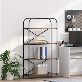 Könyvespolc Régi fa 80 x 30 x 146 cm Faanyag