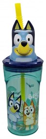 Bluey Splash 3D műanyag szívószálas pohár 360 ml