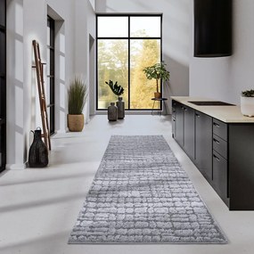Szürke futószőnyeg 80x240 cm Artistique Light Grey – Elle Decoration