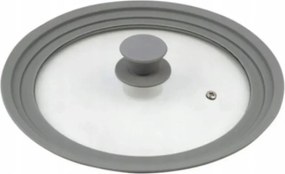Smukee Univerzális 3 az 1-ben fedő 26-30 cm átmérőjű edényekhez, szürke
