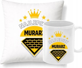 Bögre és Párna Kőműves Ajándék Szett