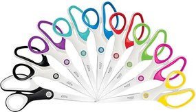 Olló, irodai, 20,5 cm, LEITZ Wow Titán, piros (E53192026)